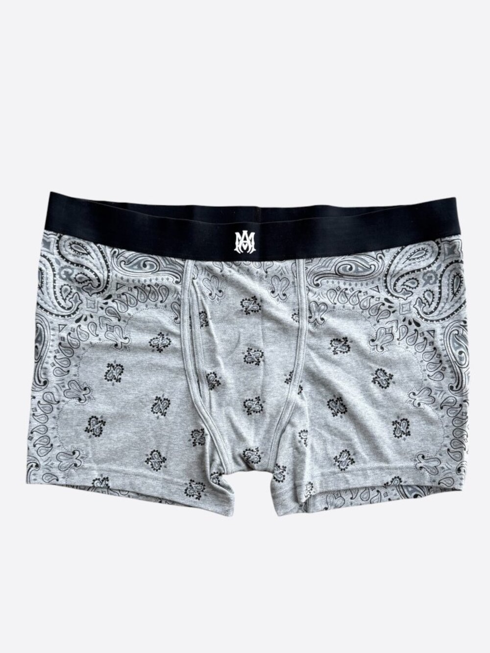 Amiri Grey & Black Bandana Jacquard Boxershorts